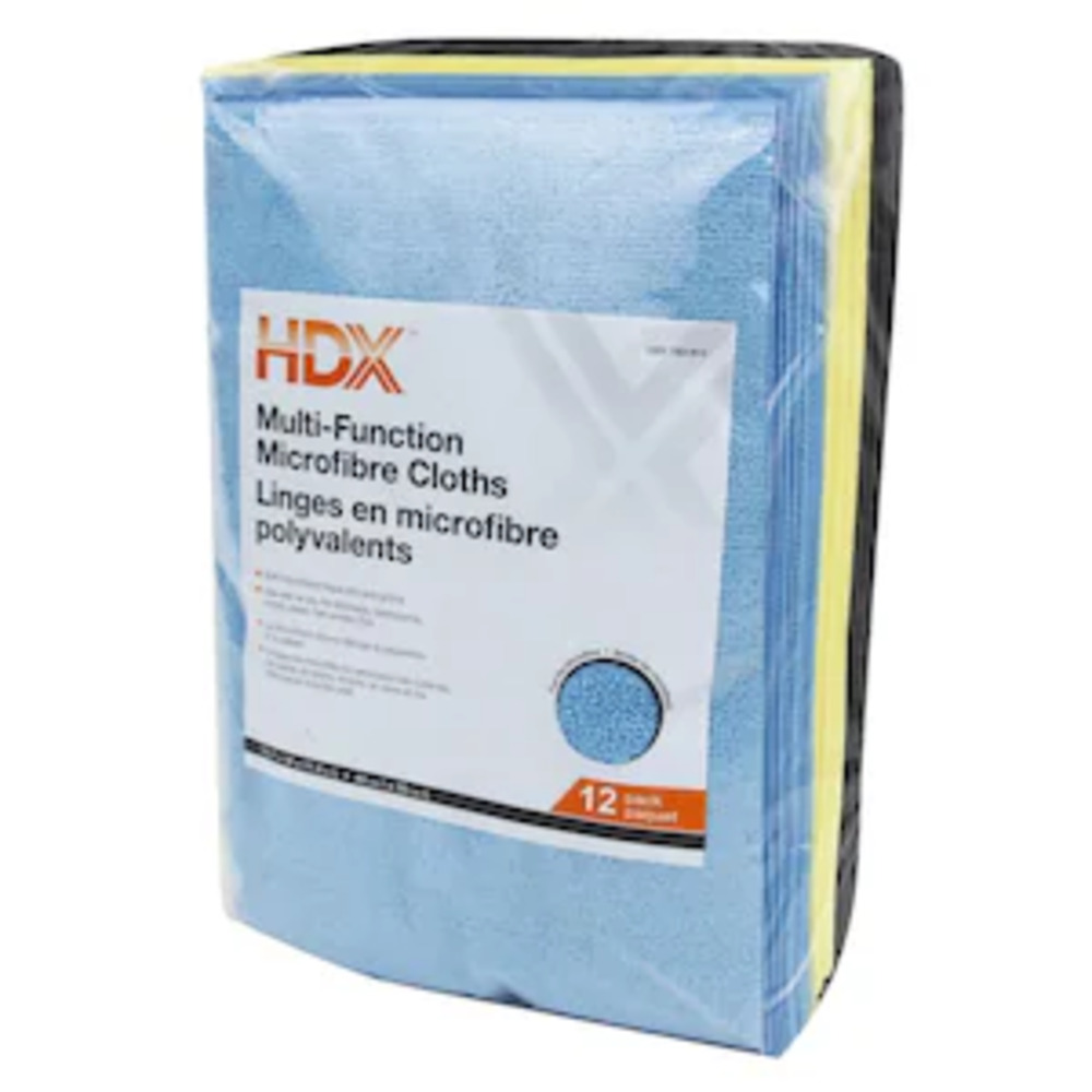 HDX 16-inch x 12-inch Multi-Function Microfiber Cleaning Cloths